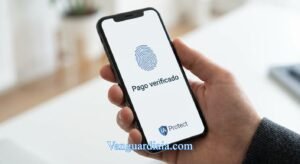 Proceso de pago seguro y verificado biométricamente con IA en Ecommerce 2026 para finalizar compras online.