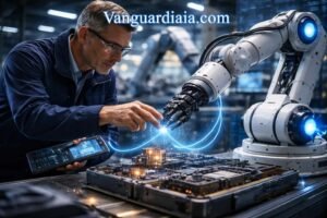 IA en la industria aprendiendo del operario mediante Learning from Demonstration en robótica industrial.