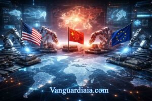 IA en la industria como eje de la soberanía tecnológica global entre potencias industriales.