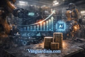 Retorno de inversión generado por mantenimiento predictivo con inteligencia artificial en la industria.