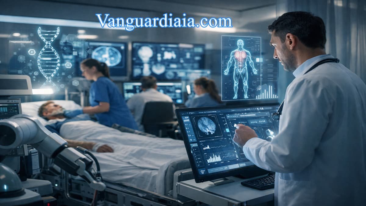 IA en Medicina 2026: Diagnóstico y tecnología avanzada en el hospital.